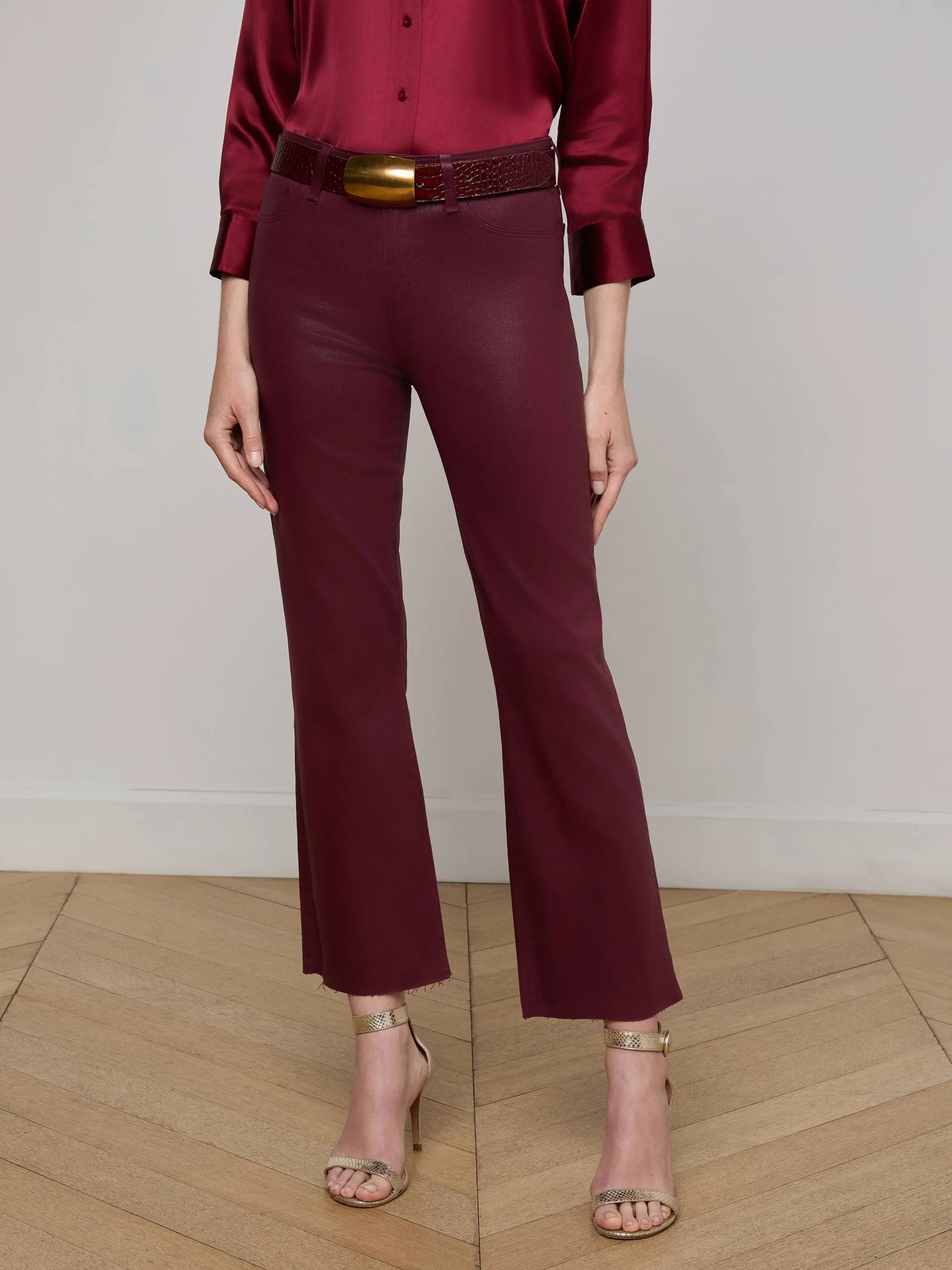 L'agence Kendra Cropped Flare