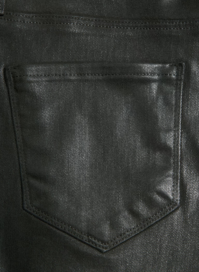 L'AGENCE- Kendra H/R Crop Flare- Ash Olive