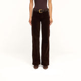 L'AGENCE- Scottie High Rise Wide Leg Jean- Dark Java