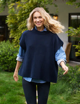 Frank & Eileen Pebbles Montecito Sweater Marine