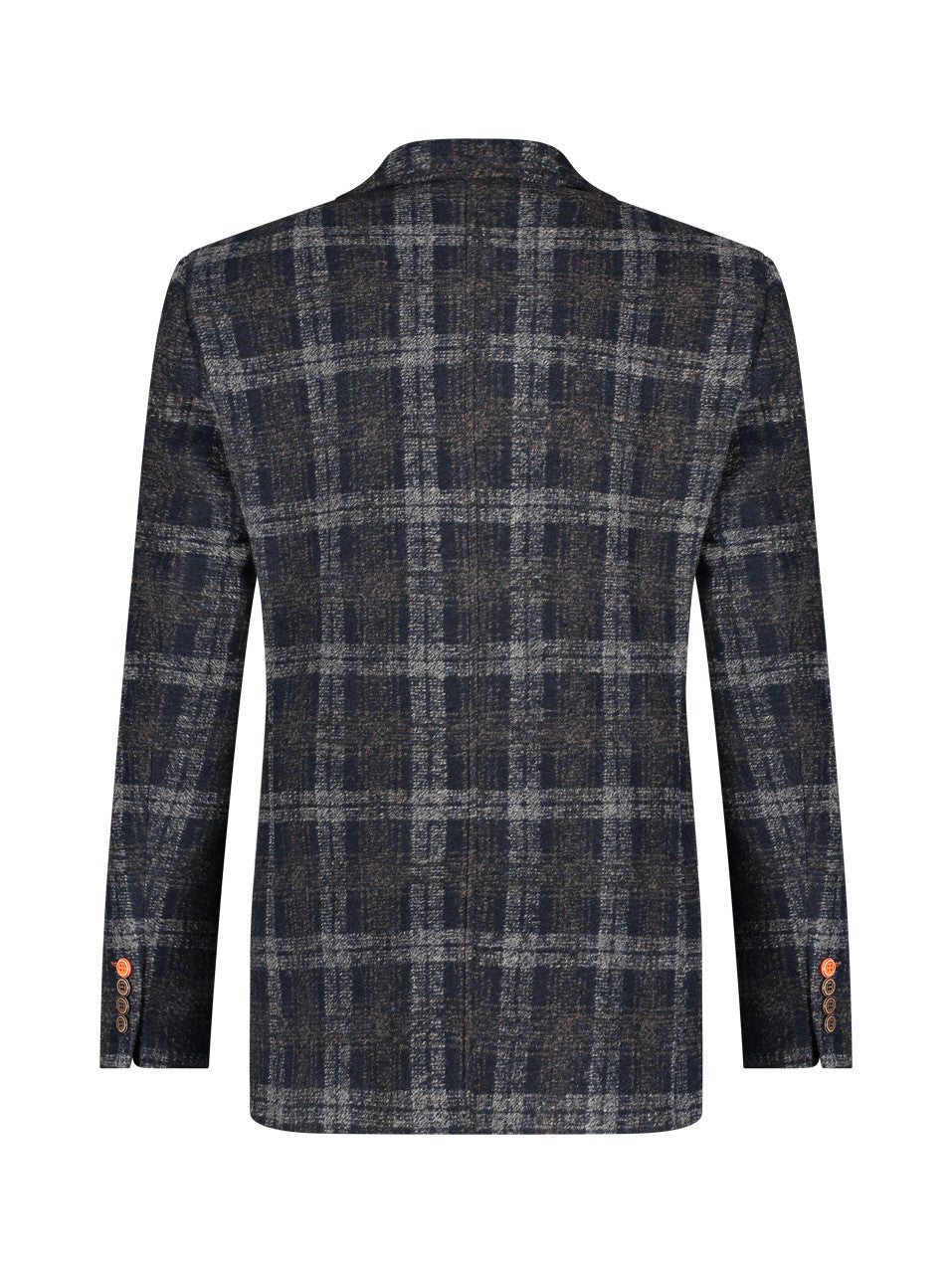A Fish Named Fred - Wool Check Blazer - Navy