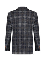 A Fish Named Fred - Wool Check Blazer - Navy