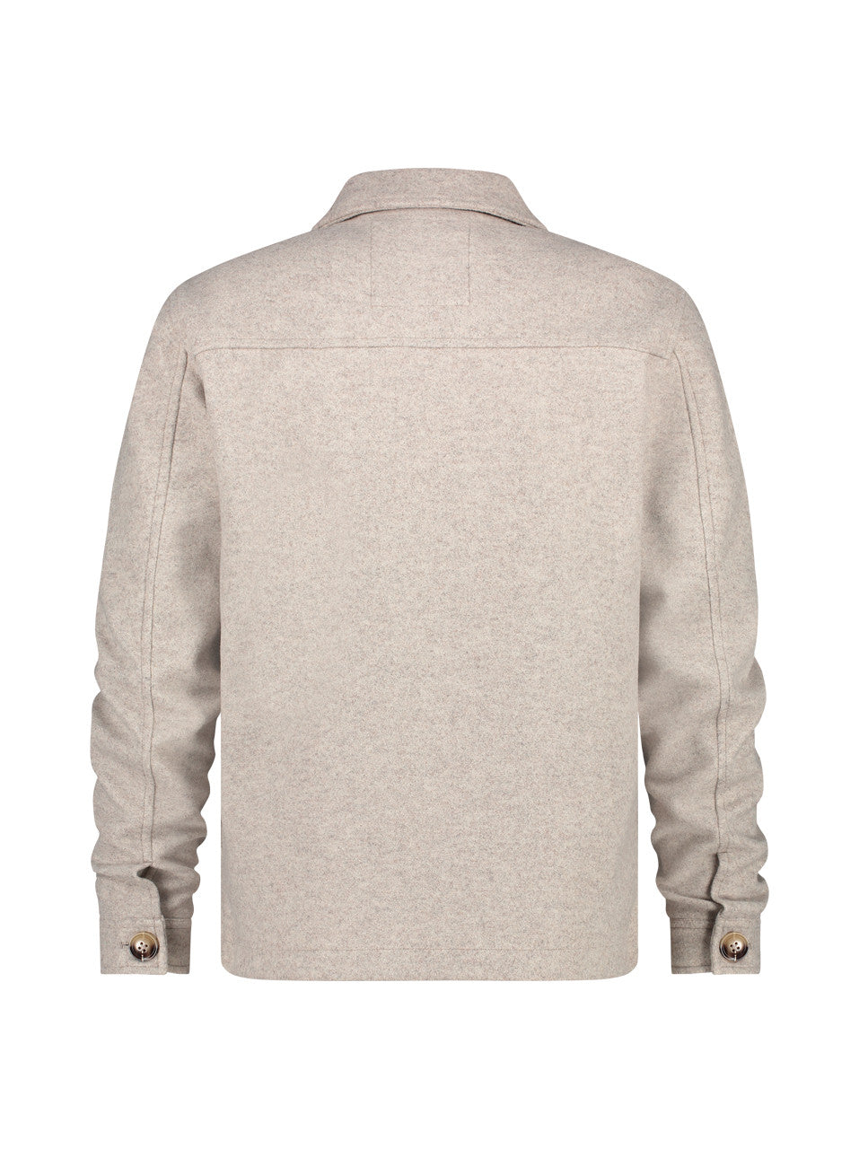 A Fish Named Fred - Wool Overshirt - Sand