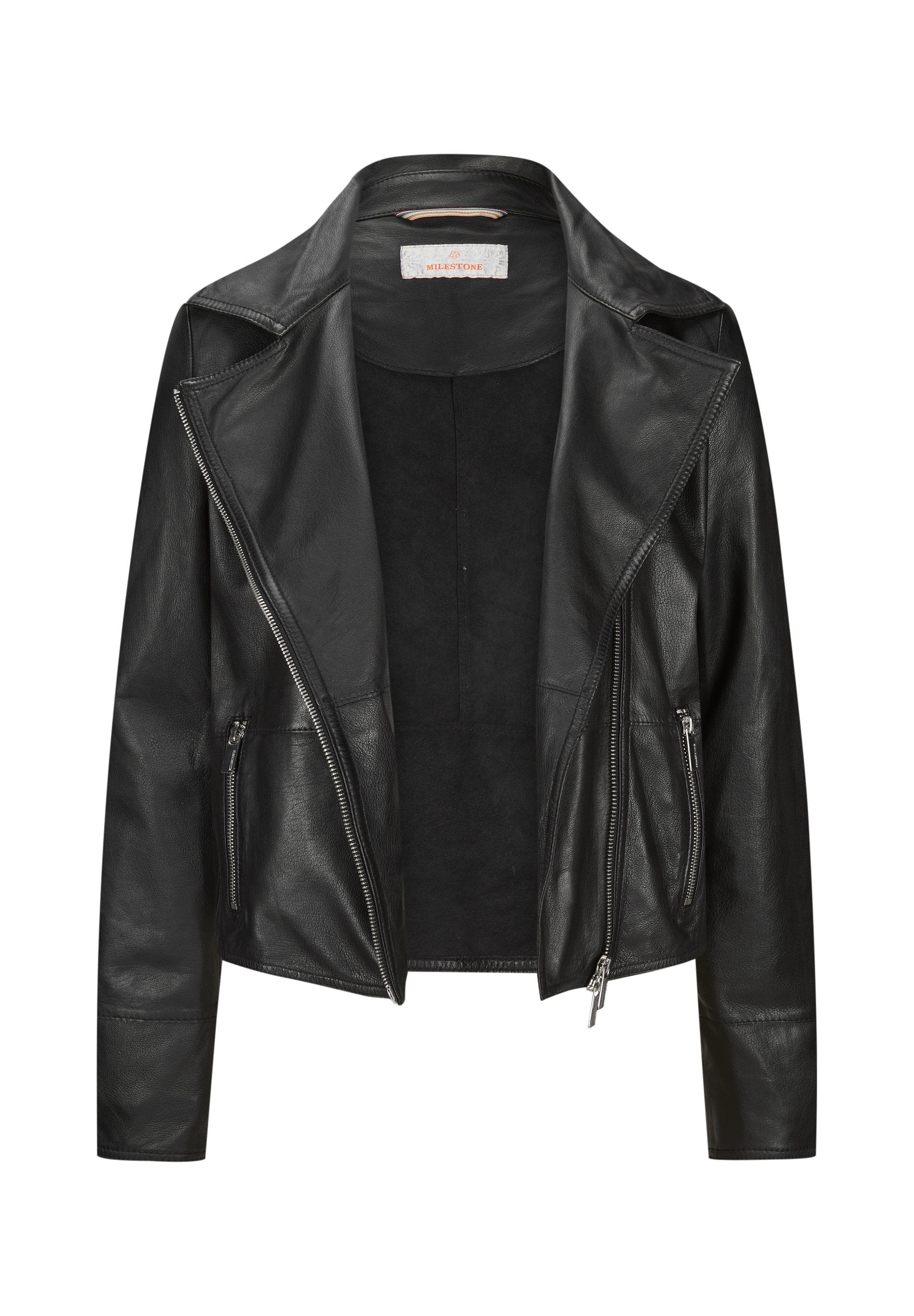 Milestone - Aba Leather Jacket - Black