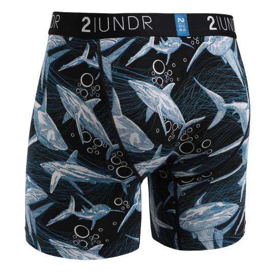 2UNDR - Swing Shift 6" Boxer Brief - Great White