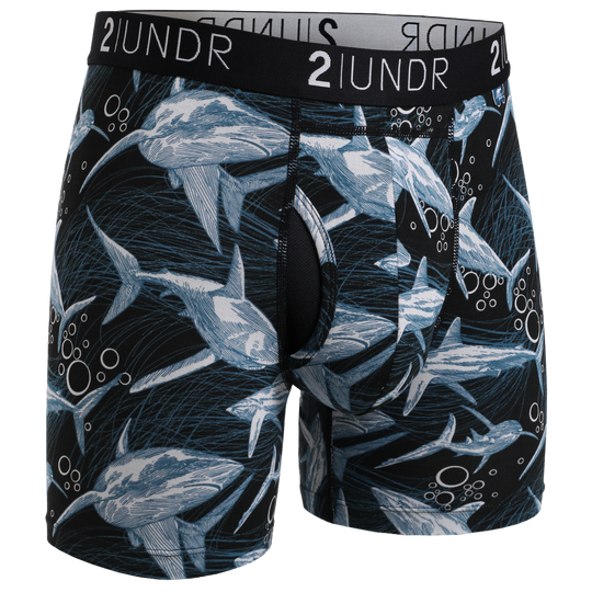 2UNDR - Swing Shift 6" Boxer Brief - Great White