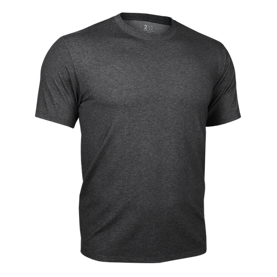 2UNDR - Luxury Crew Tee - Charcoal