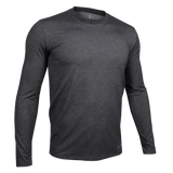 2UNDR - Long Sleeve Luxury Crew Tee - Charcoal