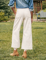 Frank & Eileen - Galway Wide Leg Jean - Natural