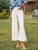 Frank & Eileen - Galway Wide Leg Jean - Natural
