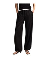 Vince- Mid Rise Soft Flannel Drawstring Pant