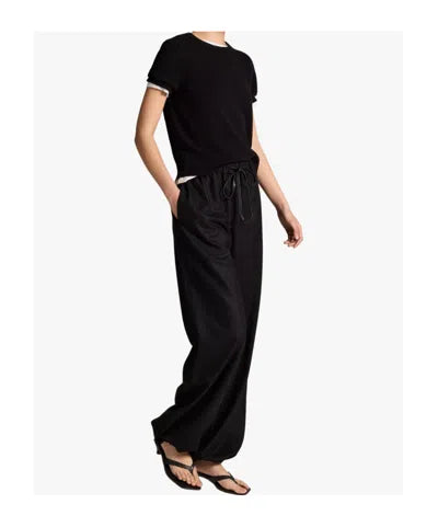 Vince- Mid Rise Soft Flannel Drawstring Pant