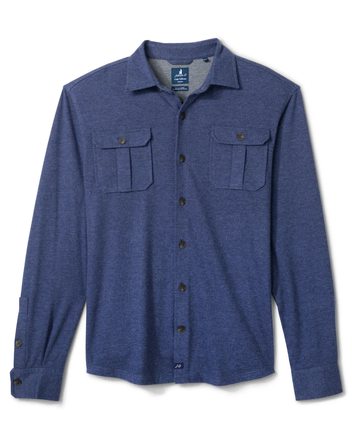 Johnnie-O- Sequoia Twill Solid Button Down Shirt- Twilight