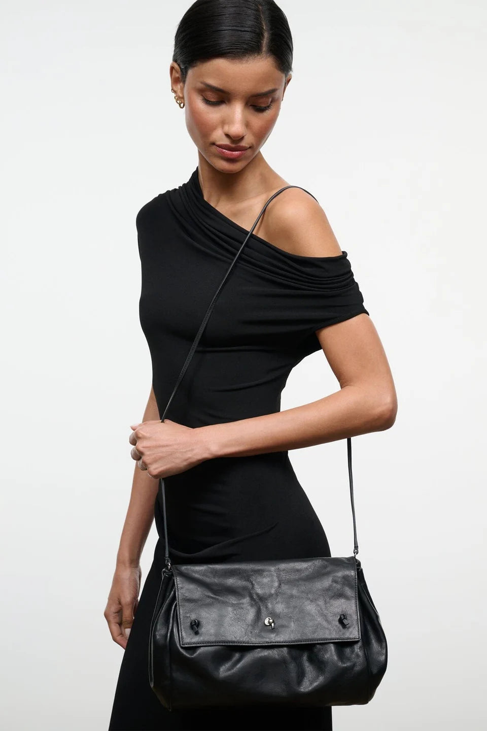 Staud- CY Convertible Bag- Black