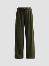 Vince- Mid Rise Soft Flannel Drawstring Pant