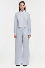 SIMKHAI - Arden Pull On Pant - Classic Blue Stripe