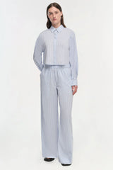 SIMKHAI - Arden Pull On Pant - Classic Blue Stripe