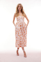 Love Shack Fancy - Luxie Dress - Persian Orange