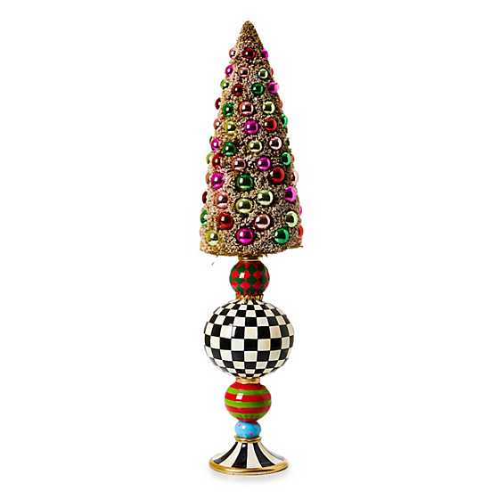 MacKenzie-Childs - Granny Kitsch Large Bottle Brush Pedestal Tree