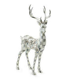 MacKenzie-Childs - Sterling Check Standing Silver Garland Deer