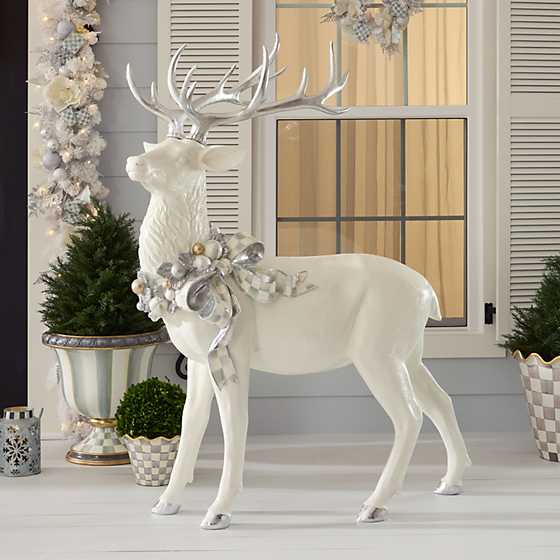 MacKenzie-Childs - Crystal Palace Standing Trophy - White Deer