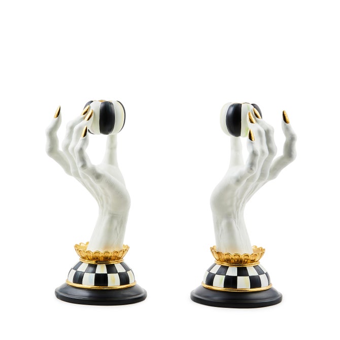 MacKenzie Childs Haunted House Spooky Candle Holders