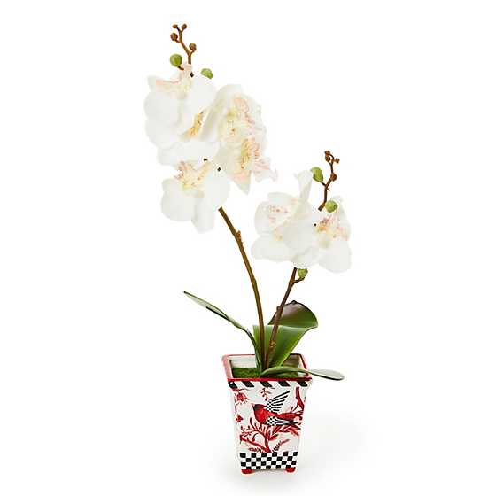 MacKenzie-Childs - Cardinal Toile Small Orchid