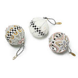 MacKenzie-Childs - Crystal Palace Beaded Ball Ornaments, Set of 3