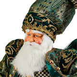 MacKenzie-Childs - Emerald Luxe Santa