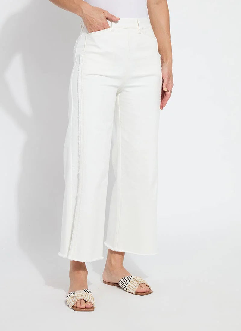 Lysse Noah High Waist Denim Fringe 12 3576