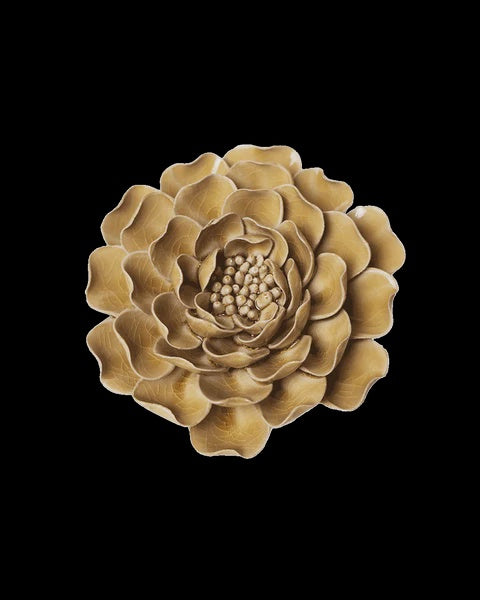 Ceramic Flower - Caramel Charm Peony - EG16