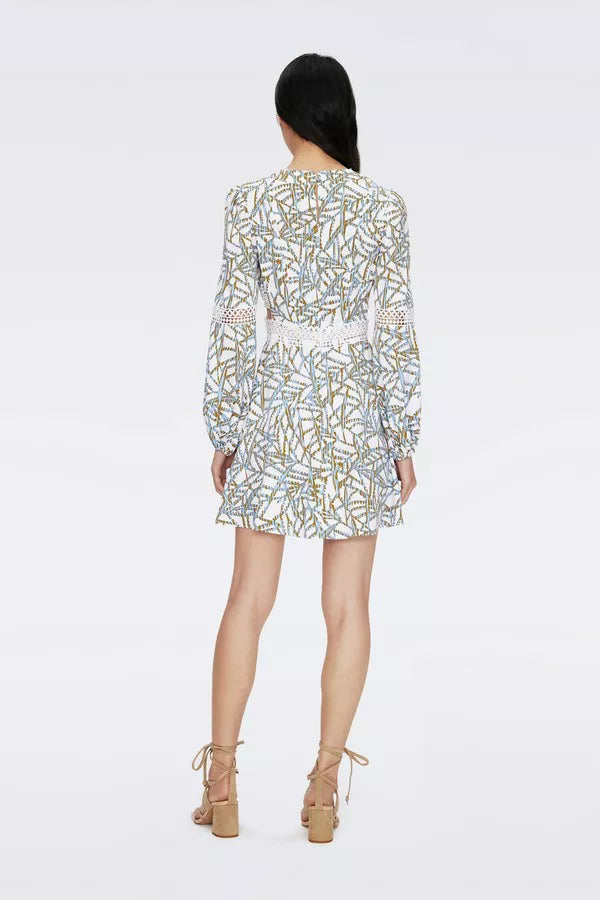 DVF -  Kimmie Dress - Twig Forest