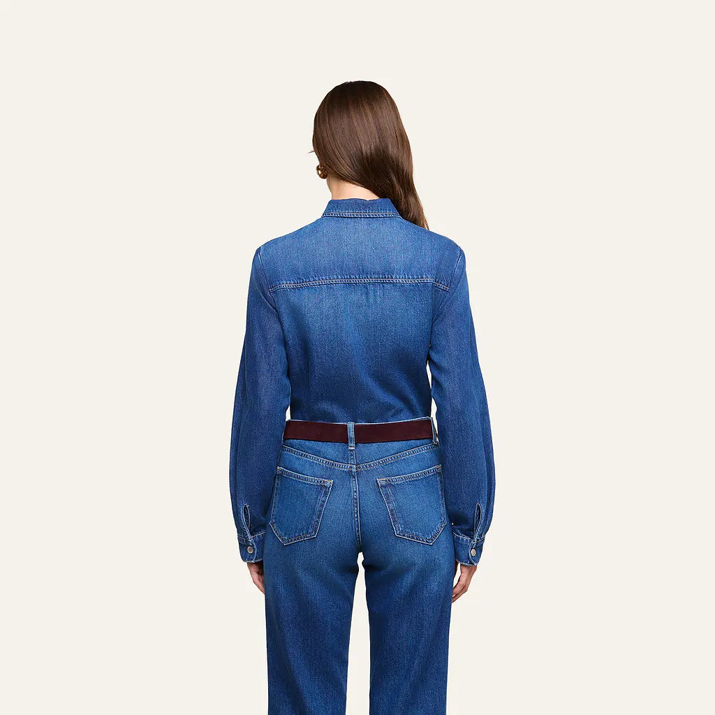 L'AGENCE- Isla Denim Shirt- Idaho
