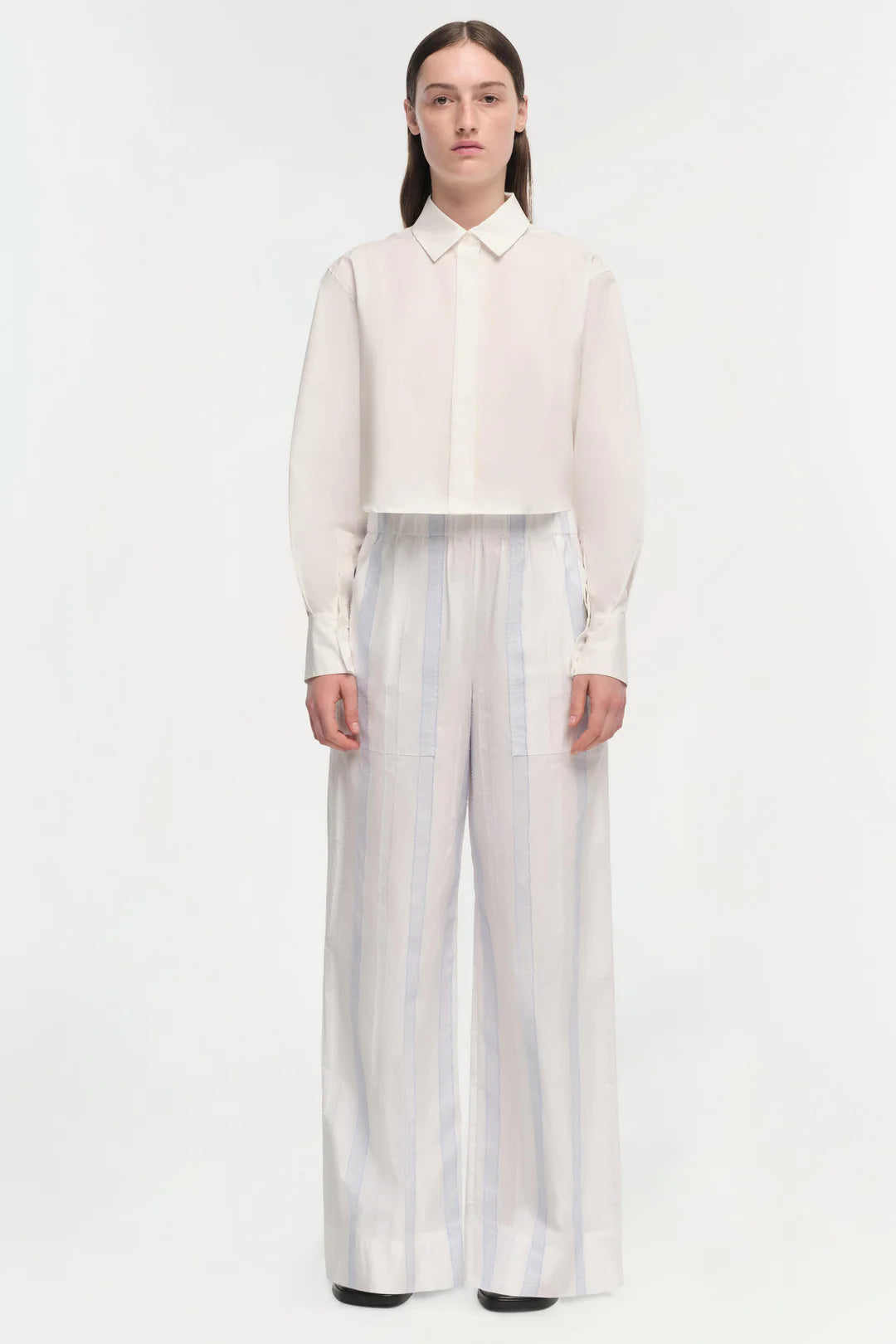 SIMKHAI - Arden Pull On Pant - Blue Stripe Multi