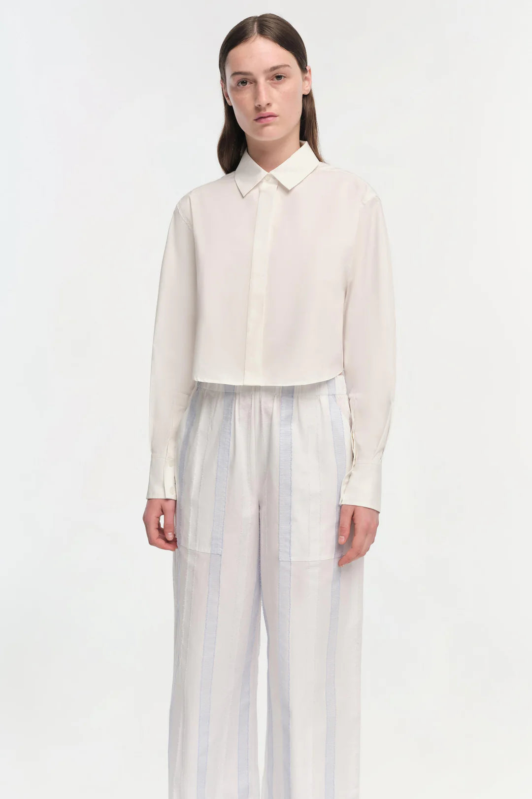 SIMKHAI - Arden Pull On Pant - Blue Stripe Multi