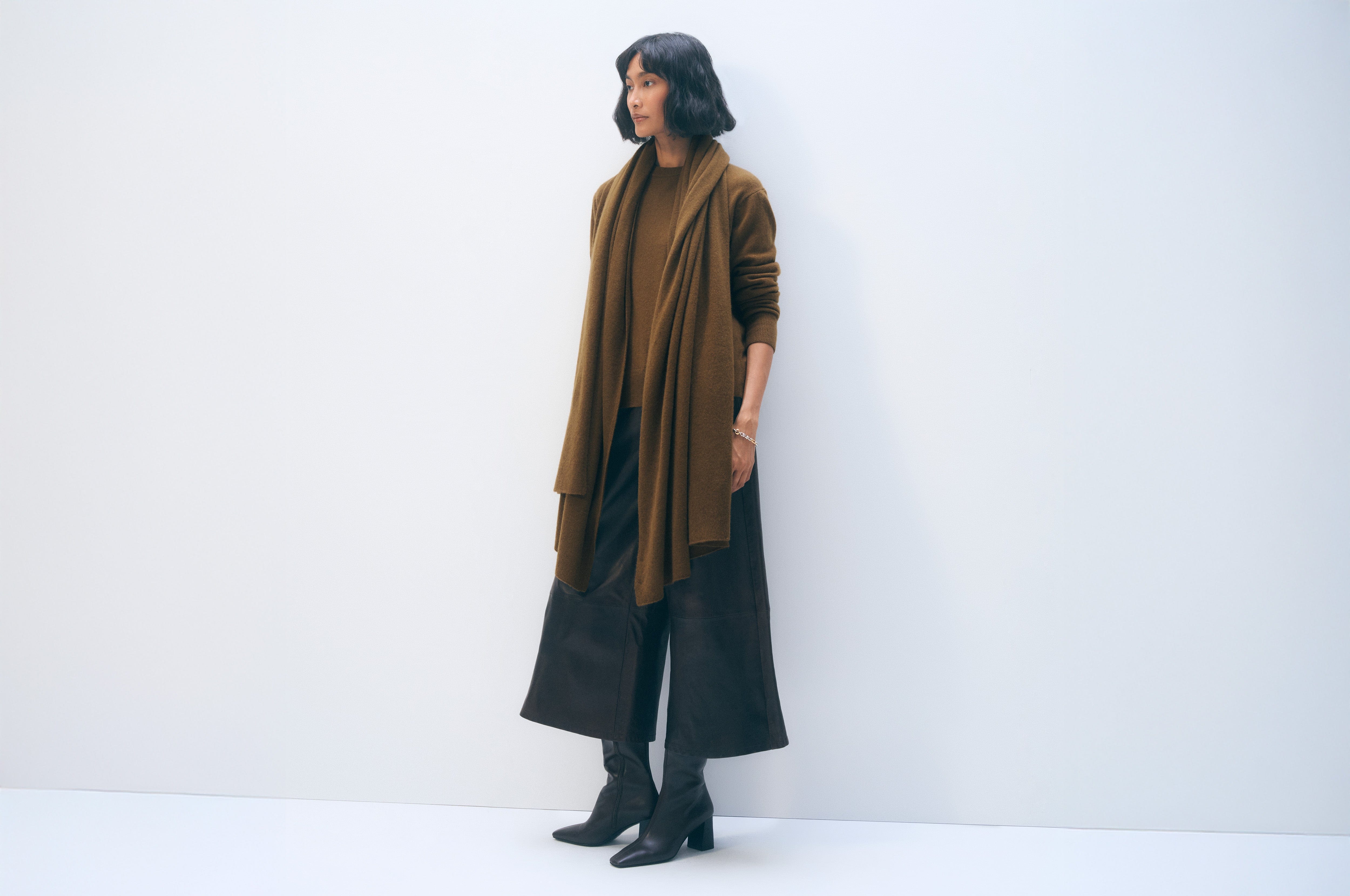 White and Warren Cashmere Travel Wrap