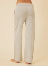 One Grey Day- Bianca Wide Leg Pant- Heather Grey