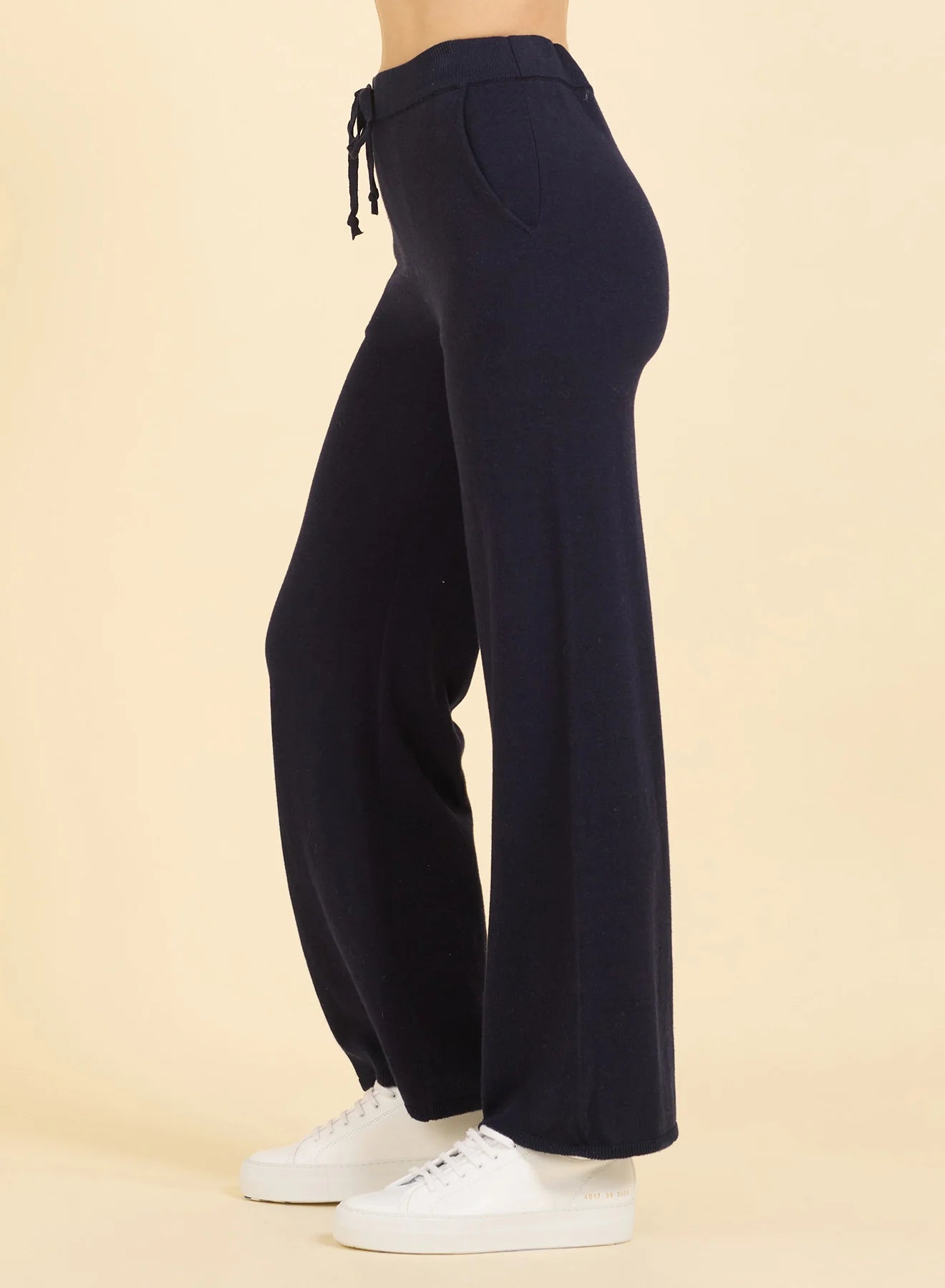 One Grey Day - Bianca Cropped Pant - Navy