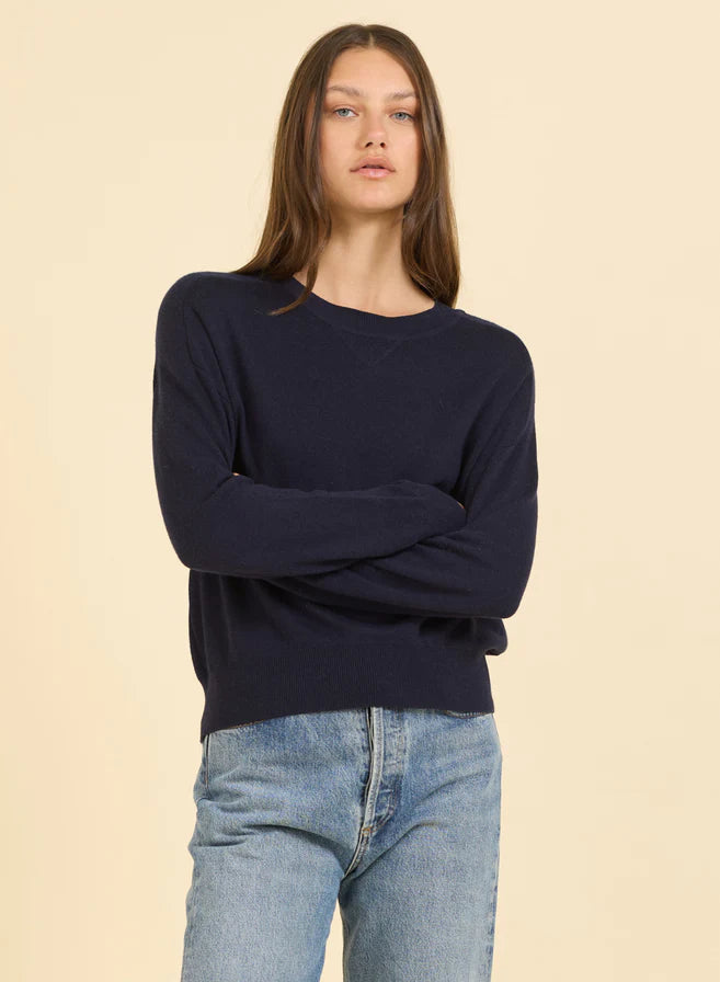 One Grey Day Warwick Pullover Navy