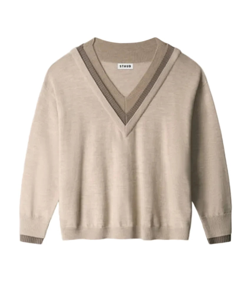 STAUD- Norman Sweater- Seasame Multi