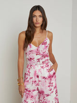 L Agence Jane Spaghetti strap top