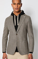 L.B.M. 1911 - Glen-check JACK Jacket - Black