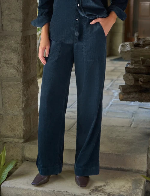 Frank & Eileen - Madeline Patch Pocket Pull On Pant - Classic Navy
