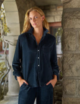 Frank & Eileen - Eileen Relaxed Button Up Shirt - Classic Navy