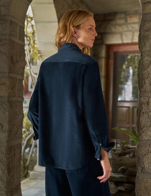 Frank & Eileen - Eileen Relaxed Button Up Shirt - Classic Navy