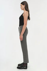 SIMKHAI - Hayley Cropped Straight Pant - Warm Gray