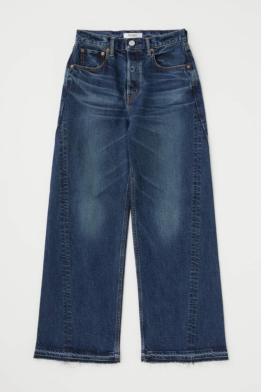 Moussy Vintage - Espanola Wide Straight - Blue