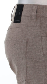 Alberto - Pipe Ceramica Pant - Heather Beige