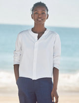 Frank & Eileen Jackie HJ Cardigan in White