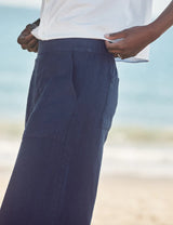 Frank & Eileen Madeline Patch Pocket Pull on Pant Navy